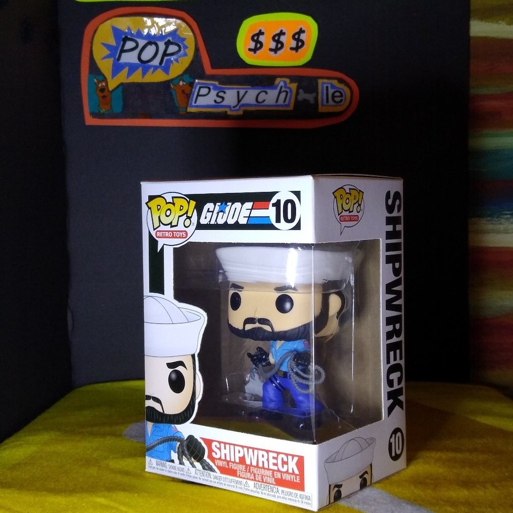 Shipwreck G.I. Joe Funko Pop 10 NIB